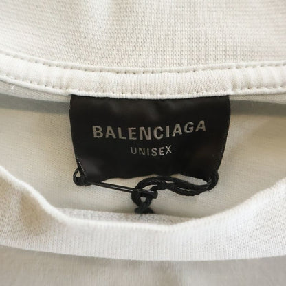 Balenciaga Flight Seal Logo Tee Front Shirt Light Blue