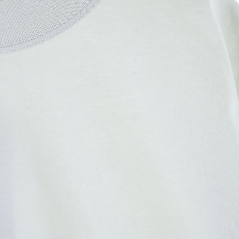 Balenciaga Flight Seal Logo Tee Front Shirt Light Blue