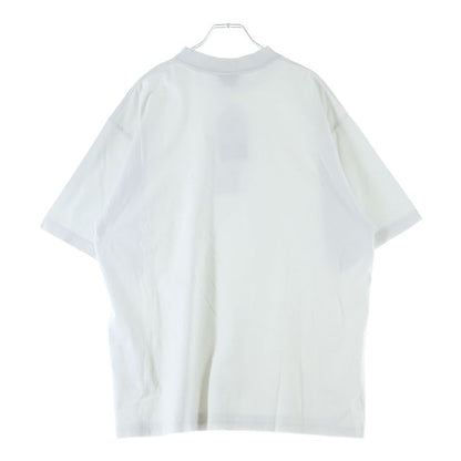 Balenciaga Flight Seal Logo Tee Front Shirt Light Blue