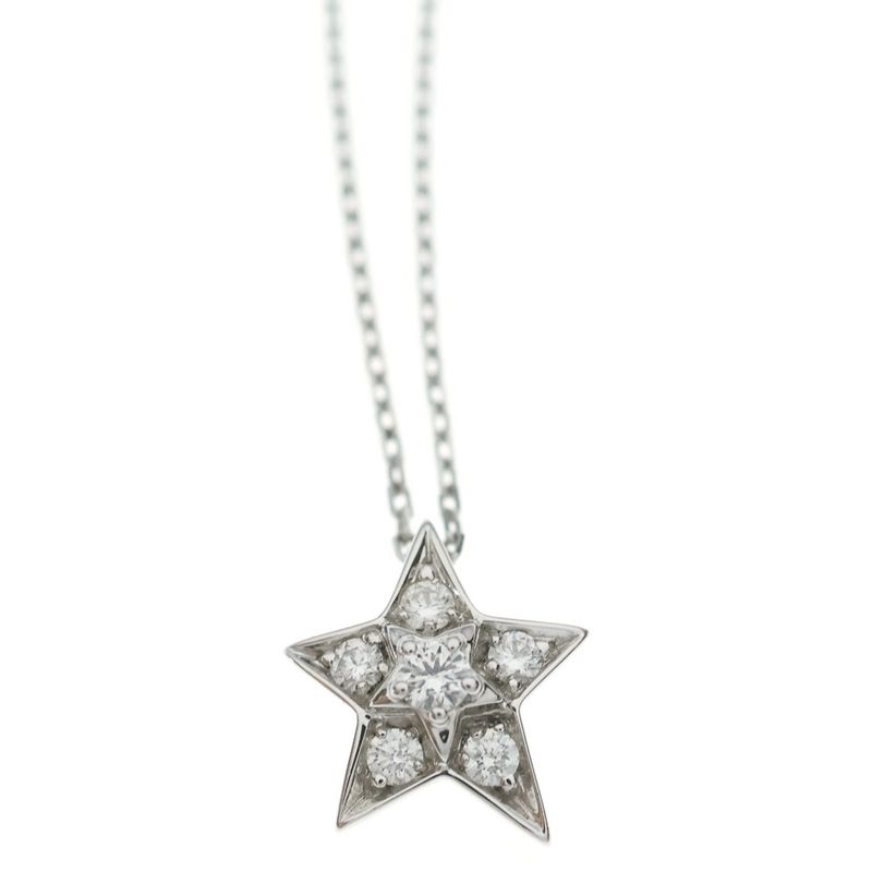 Chanel 18K White Gold Necklace
