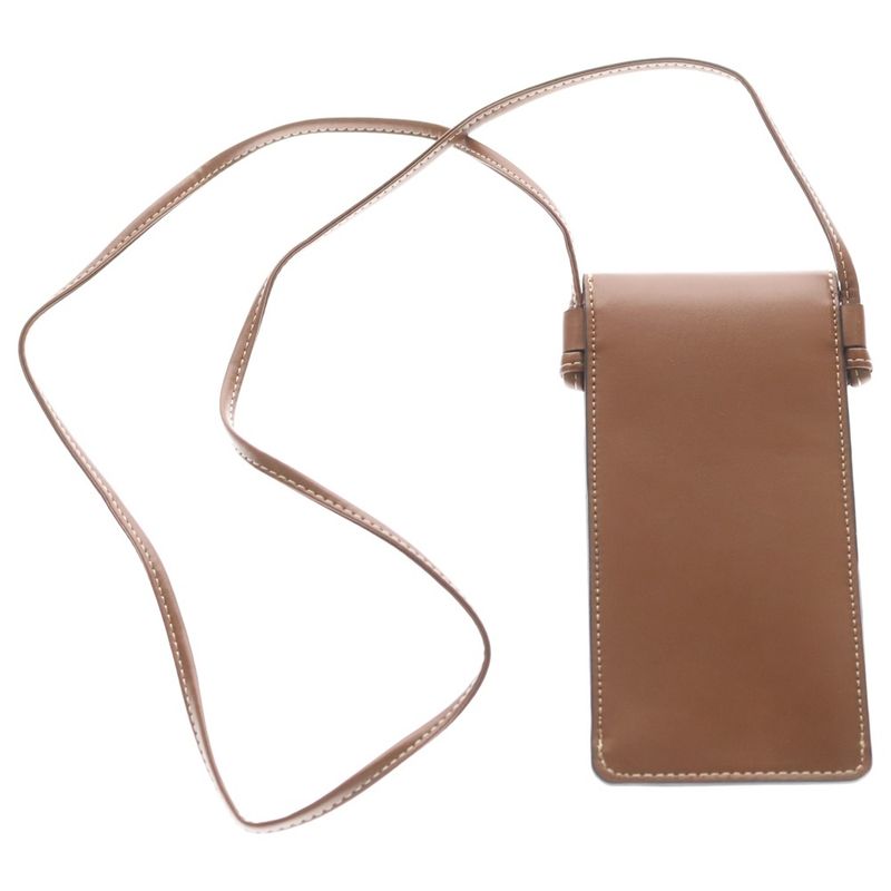 Celine Sunglasses Case Mini Shoulder Bag Brown Leather