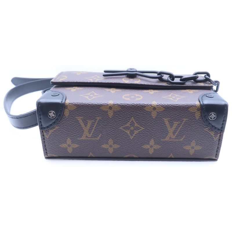 Louis Vuitton Monogram Steamer Wearable Wallet Mini Shoulder Bag Brown