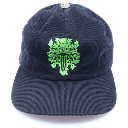 Chrome Hearts Vine Daga Embroidery Corduroy Trucker Cap