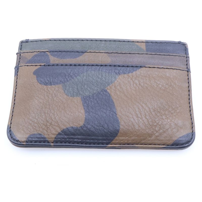 Chrome Hearts Double Side Leather Card Case Camo