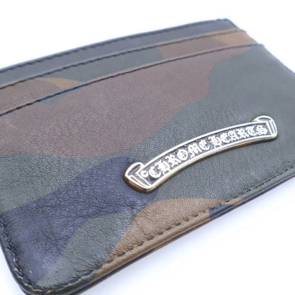 Chrome Hearts Double Side Leather Card Case Camo