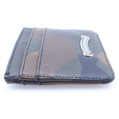 Chrome Hearts Double Side Leather Card Case Camo