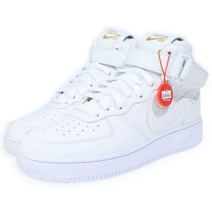 Louis Vuitton Air Force 1 Mid Monogram Leather Cut Sneakers
