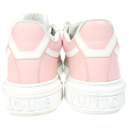 Louis Vuitton Time Out Sneaker Monogram Low Cut Sneakers Pink White