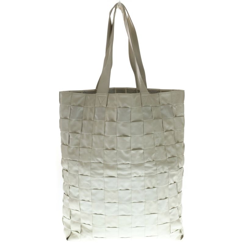Bottega Veneta Intrecciato Tote White Leather
