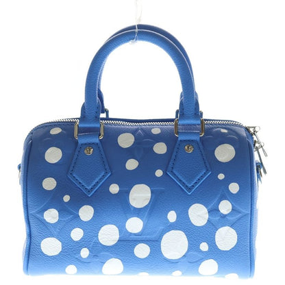 Louis Vuitton YK Speedy 20 Monogram Bag Yayoi Kusama Light Blue