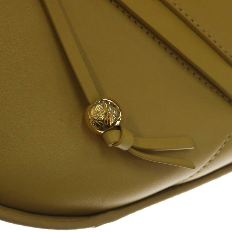 Loewe Hammock Slice Shoulder Bag Master Leather Gold Do