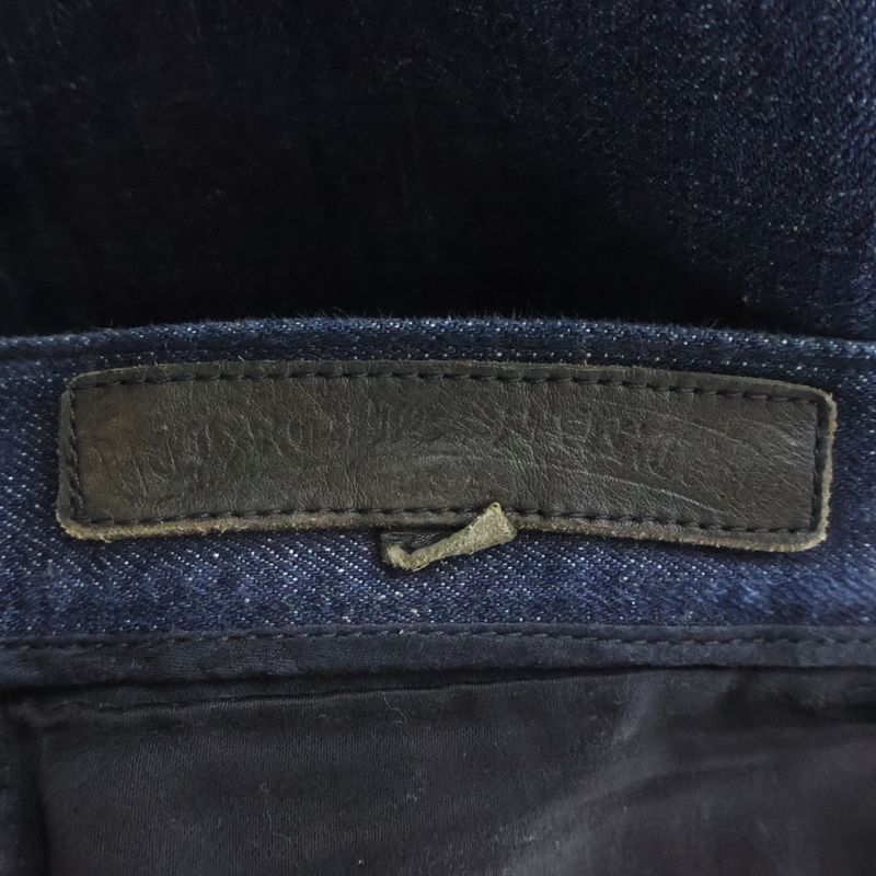 Chrome Hearts Old Dnm Pants Cross Button Fly Denim Indigo
