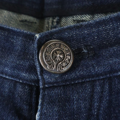 Chrome Hearts Old Dnm Pants Cross Button Fly Denim Indigo