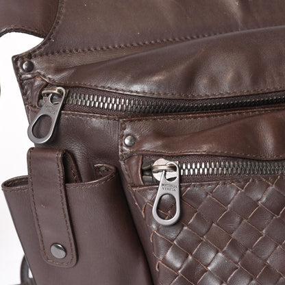 Bottega Veneta Intrecciato Waist Bag Brown Leather Antique — view 5