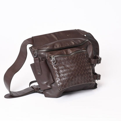 Bottega Veneta Intrecciato Waist Bag Brown Leather Antique — view 3