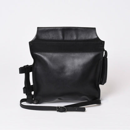 Bottega Veneta Intrecciato 2-Way Belt Bag Black Calfskin Gunmetal — view 2