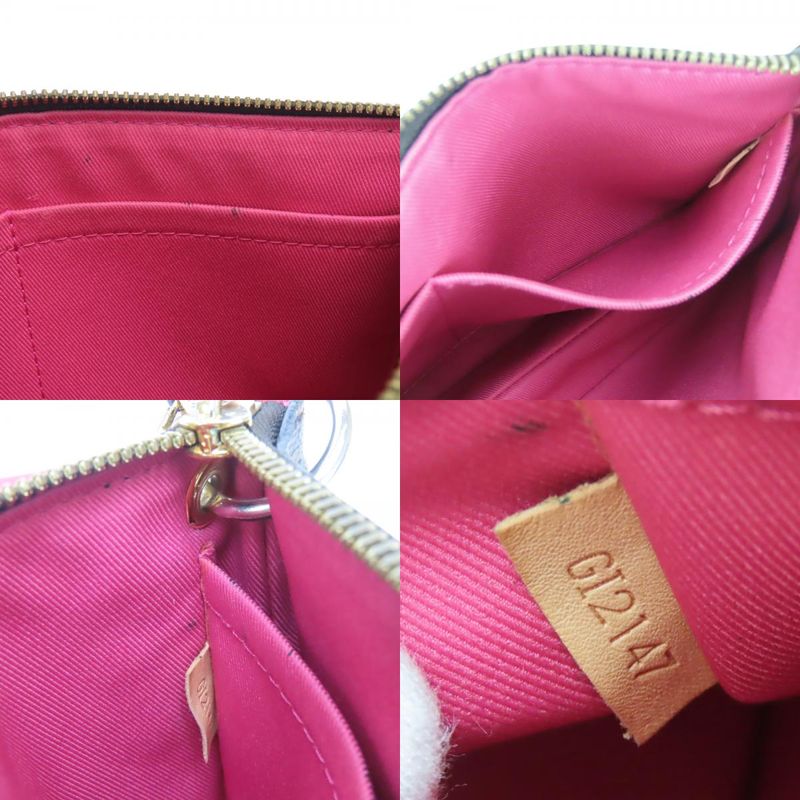 Louis Vuitton Shoulder Bag Loretta Monogram Leather Hot Pink Brown