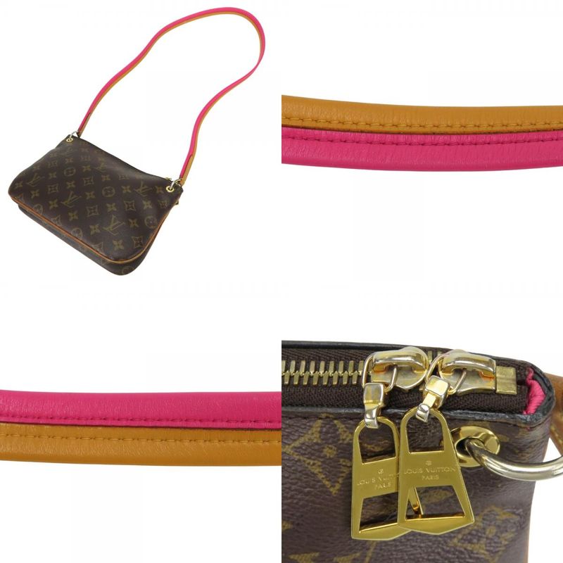 Louis Vuitton Shoulder Bag Loretta Monogram Leather Hot Pink Brown