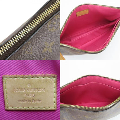 Louis Vuitton Shoulder Bag Loretta Monogram Leather Hot Pink Brown