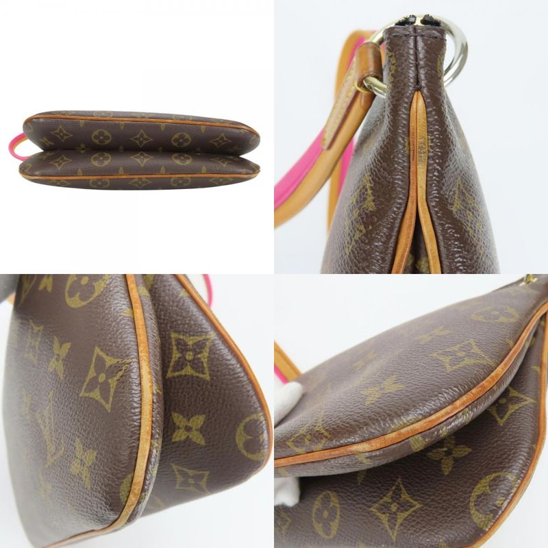 Louis Vuitton Shoulder Bag Loretta Monogram Leather Hot Pink Brown