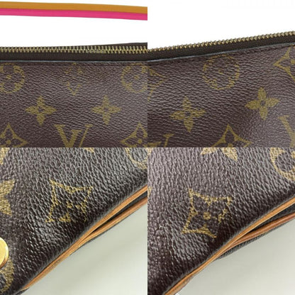 Louis Vuitton Shoulder Bag Loretta Monogram Leather Hot Pink Brown