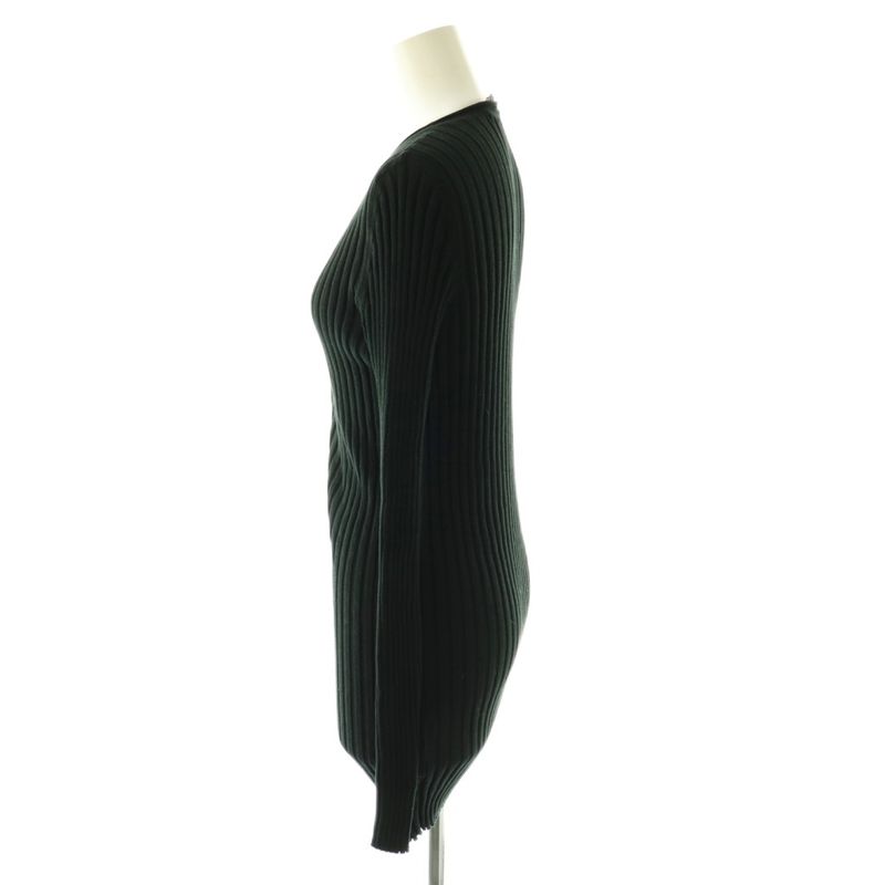 Dolce & Gabbana Cardigan Rib Knit V-neck 38 Black DF