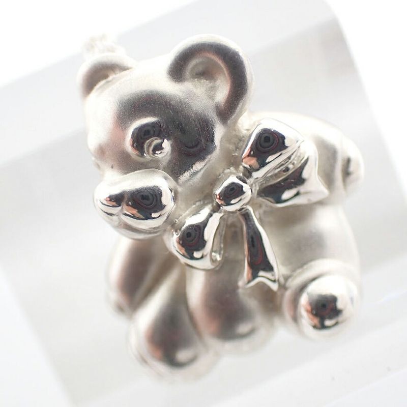 Tiffany & Co 925 Bear Pendant Necklace