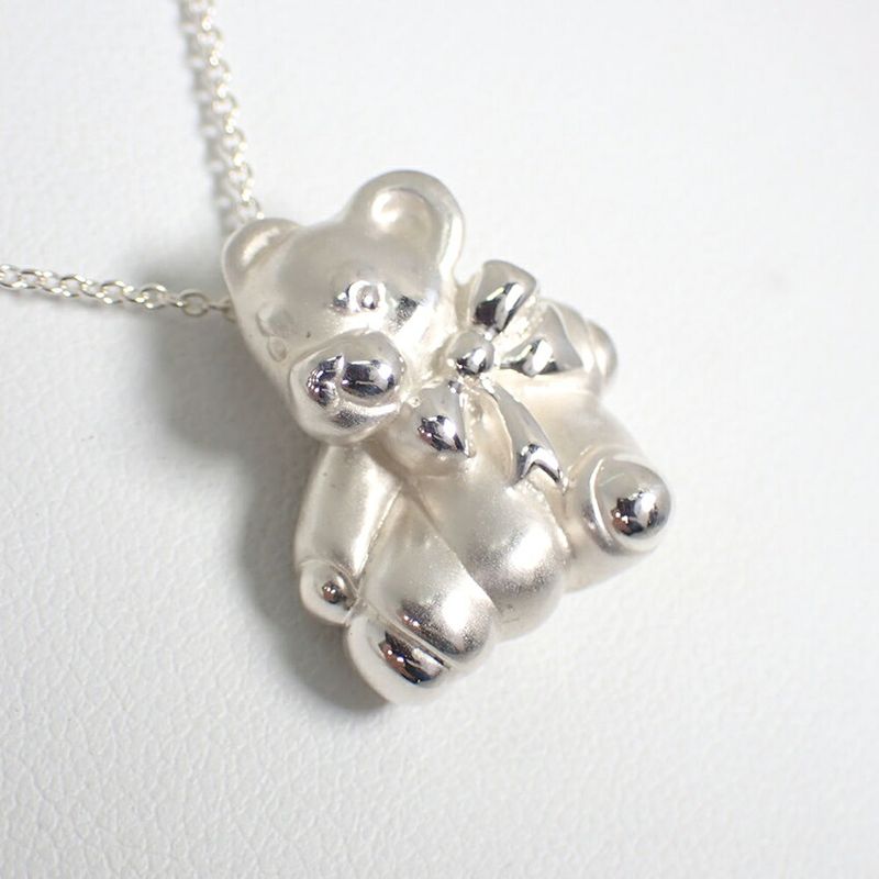 Tiffany & Co 925 Bear Pendant Necklace