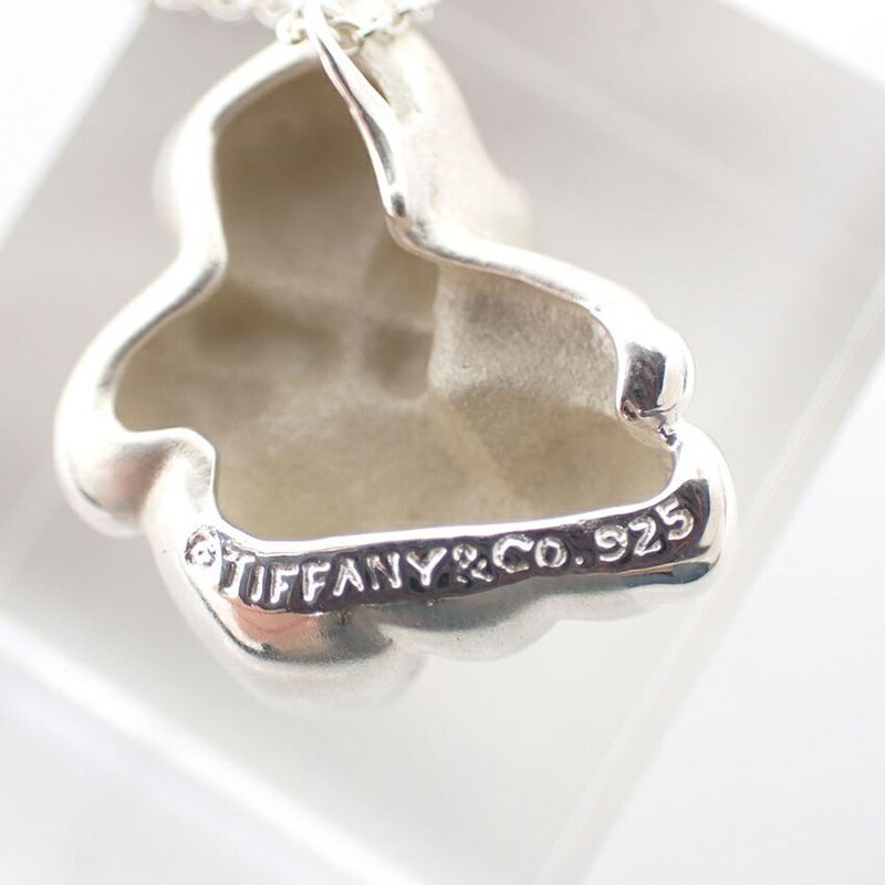 Tiffany & Co 925 Bear Pendant Necklace