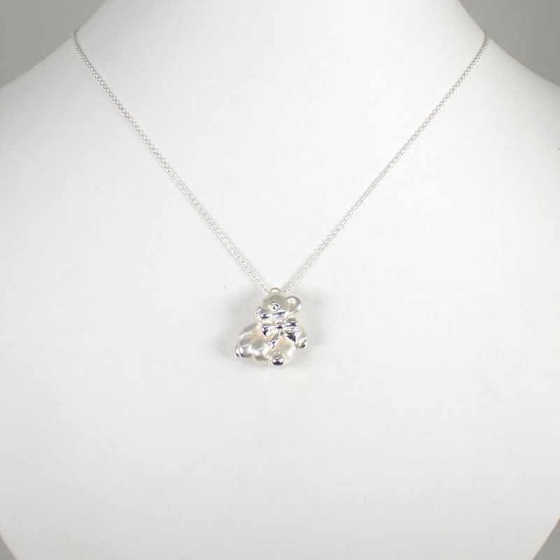 Tiffany & Co 925 Bear Pendant Necklace