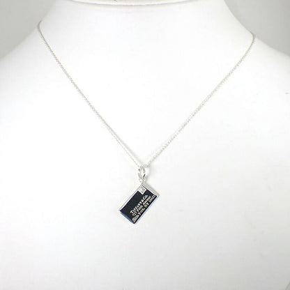 Tiffany & Co 925 New York Diamond Letter Plate Pouch