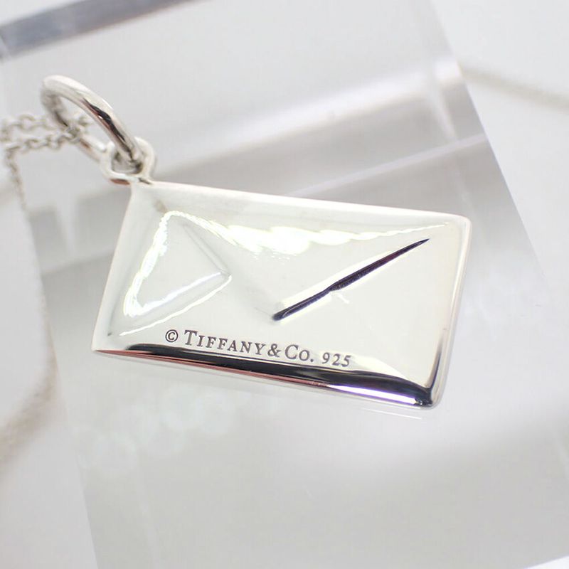 Tiffany & Co 925 New York Diamond Letter Plate Pouch