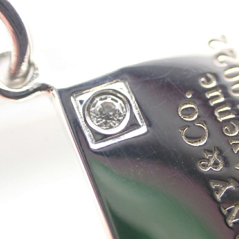 Tiffany & Co 925 New York Diamond Letter Plate Pouch