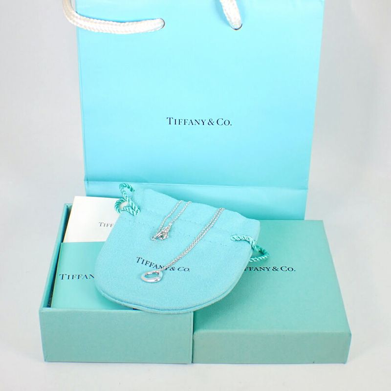 Tiffany & Co 925 Open Pendant Necklace