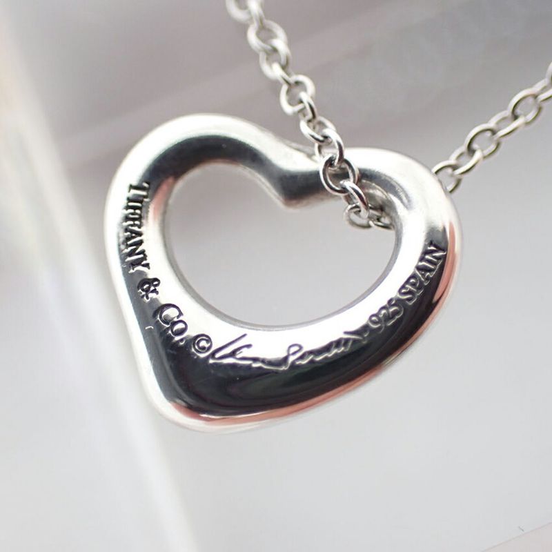 Tiffany & Co 925 Open Pendant Necklace