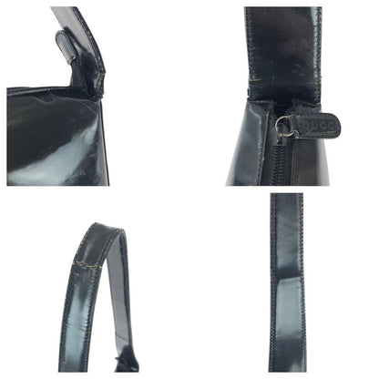Gucci Interlocking Black Enamel 007 Shoulder Bag