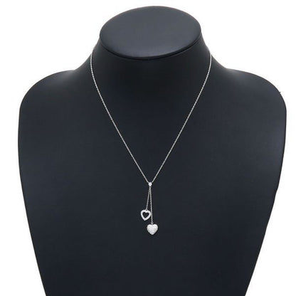 Tiffany & Co Sentimental Heart Drop Diamond Necklace