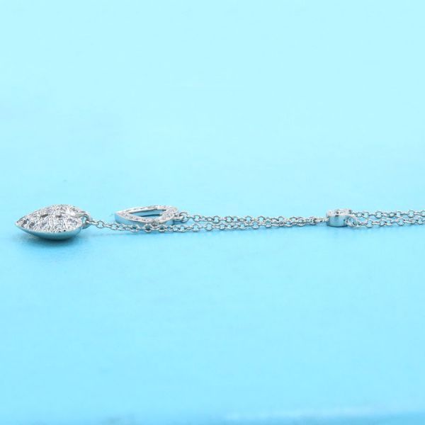 Tiffany & Co Sentimental Heart Drop Diamond Necklace