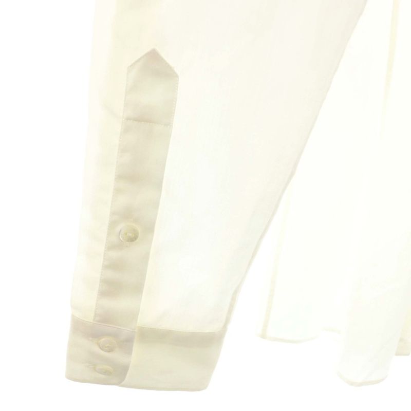 Dolce & Gabbana Shirt Ruffle Cotton 40 White SS