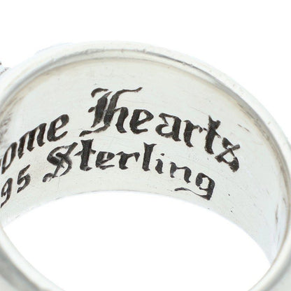 Chrome Hearts Heart in Band Silver Ring