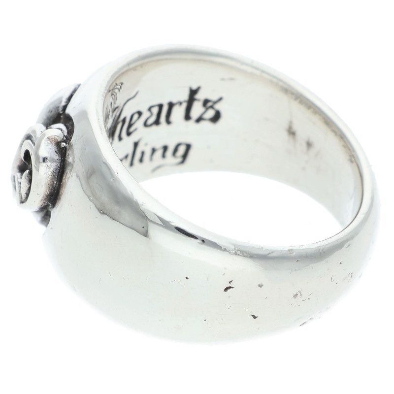 Chrome Hearts Heart in Band Silver Ring