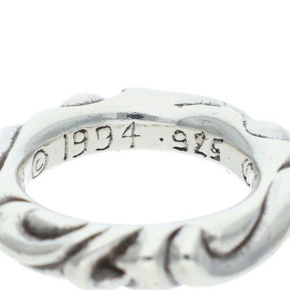 Chrome Hearts Scrl Band Scroll Silver Ring