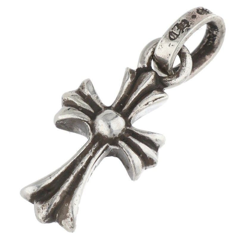 Chrome Hearts Crs Bbyfat Baby Fat Charm Silver Necklace Top