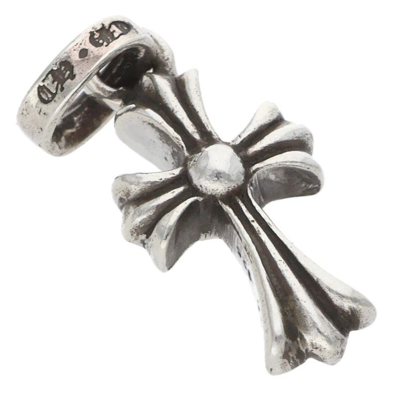 Chrome Hearts Crs Bbyfat Baby Fat Charm Silver Necklace Top