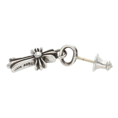 Chrome Hearts Bby Pprchn Baby Fat Drop Silver Earrings