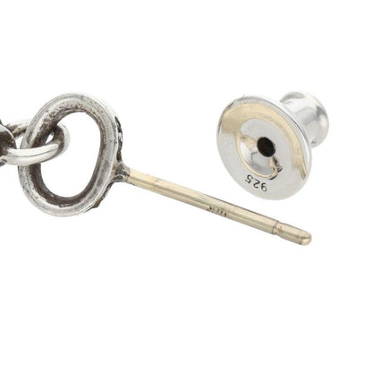 Chrome Hearts Bby Pprchn Baby Fat Drop Silver Earrings
