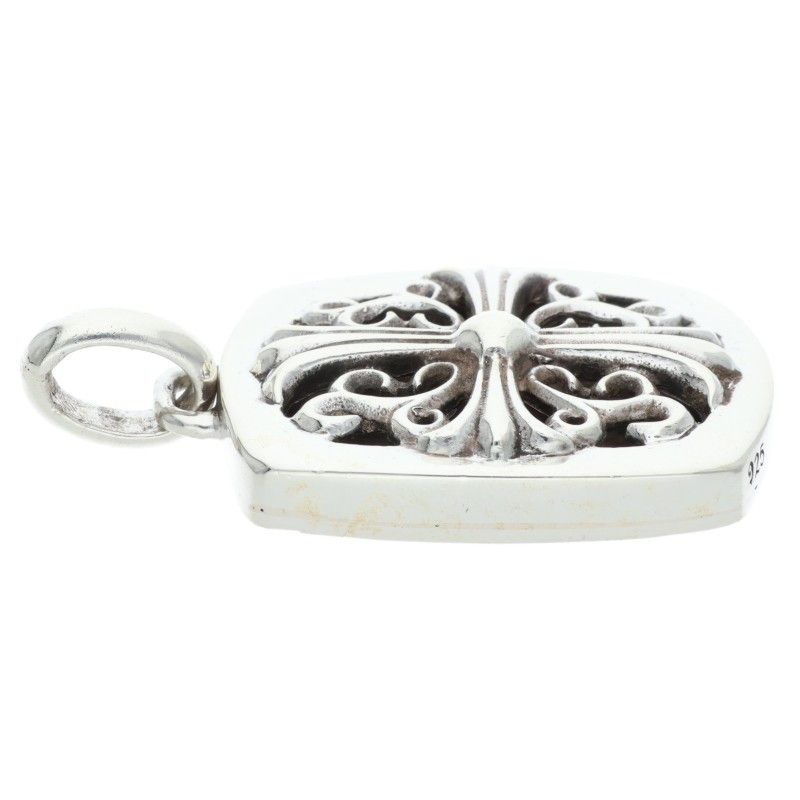 Chrome Hearts Keeper Pendant Silver Necklace
