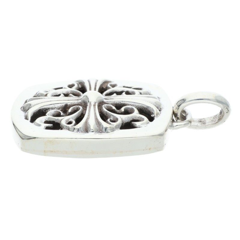 Chrome Hearts Keeper Pendant Silver Necklace