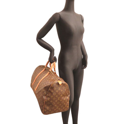 Louis Vuitton Boston Bag Leather Brown