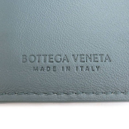 Bottega Veneta Card Case Leather Gray
